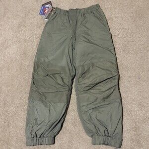 NWT Primaloft Military Trousers Extreme Cold Weather Gen III L 7 Green Gray Sz S